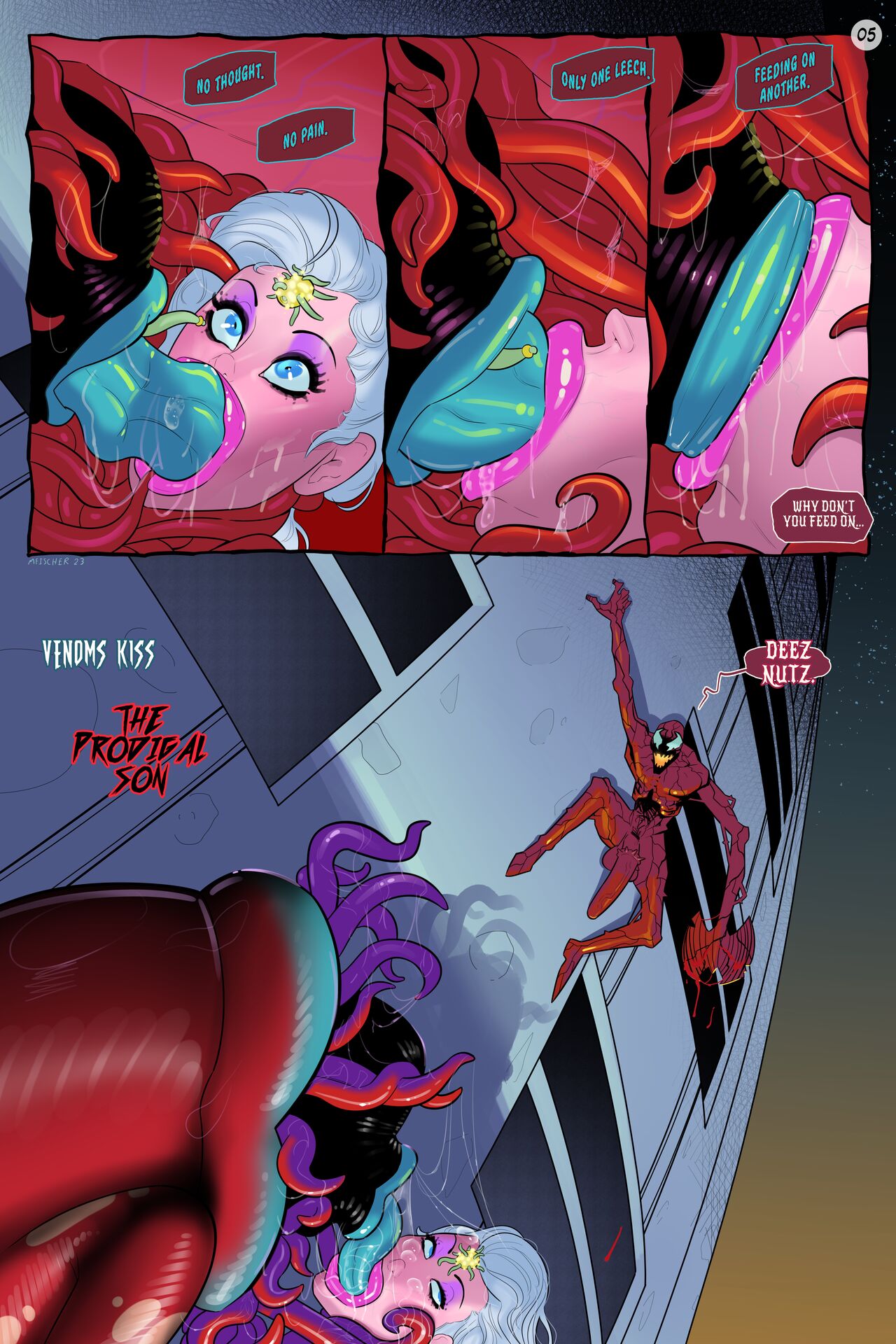 Meinfischer Venom S Kiss Page Comic Porn Xxx