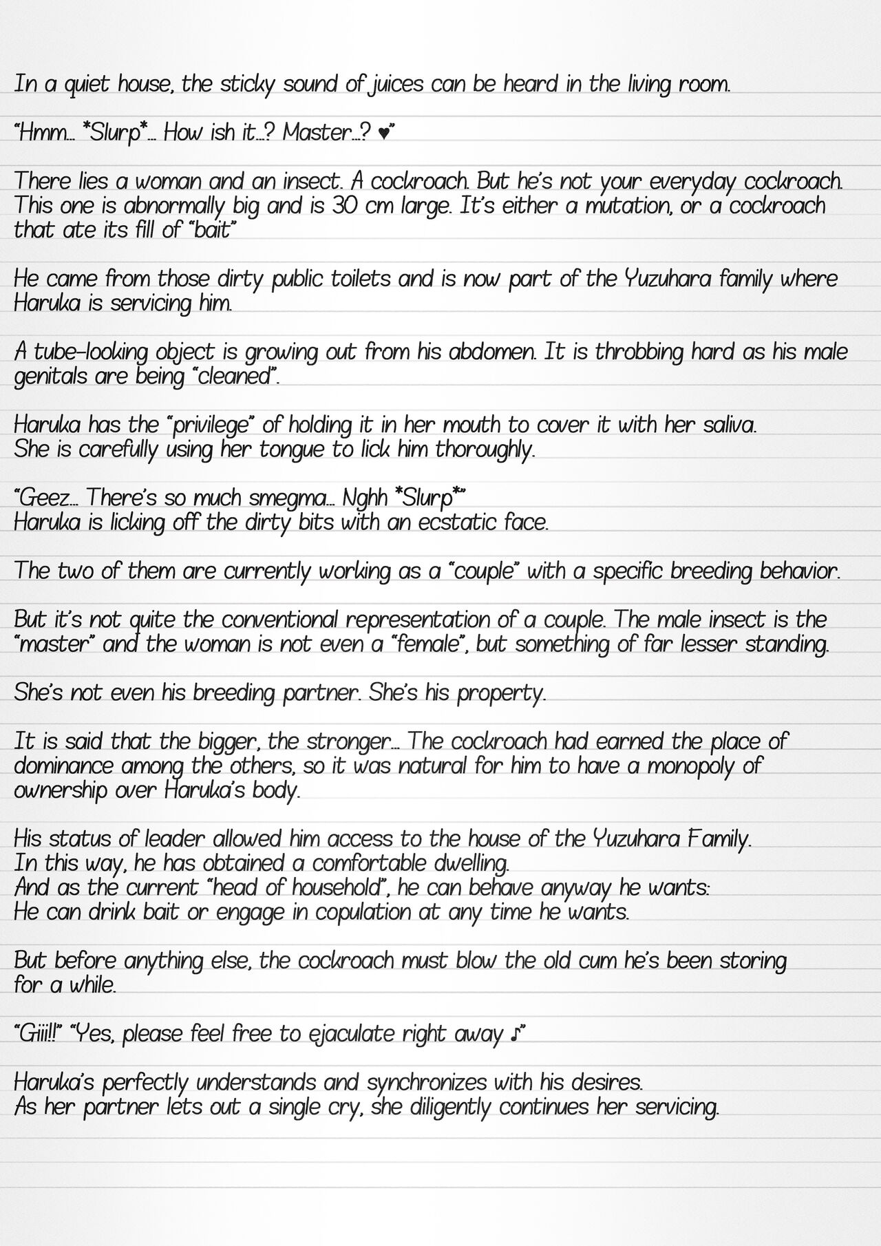 Misuke's Short Stories 4 - Haruka & Vermin page 12 full