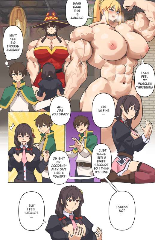 Darkness & Yunyun + all Konosuba's girls page 10 full