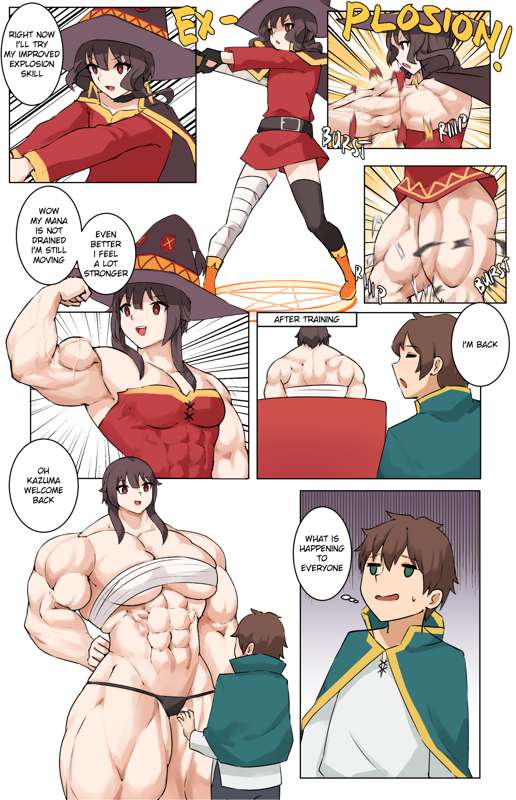 Darkness & Yunyun + all Konosuba's girls page 3 full