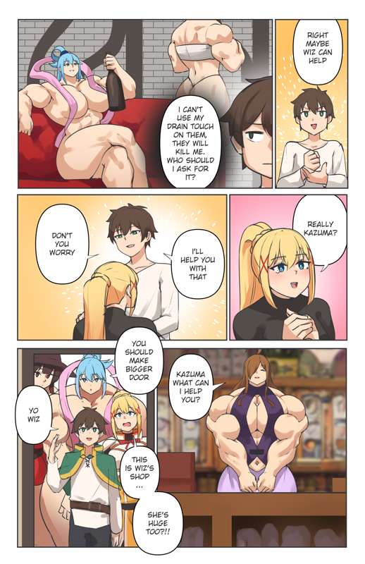 Darkness & Yunyun + all Konosuba's girls page 6 full