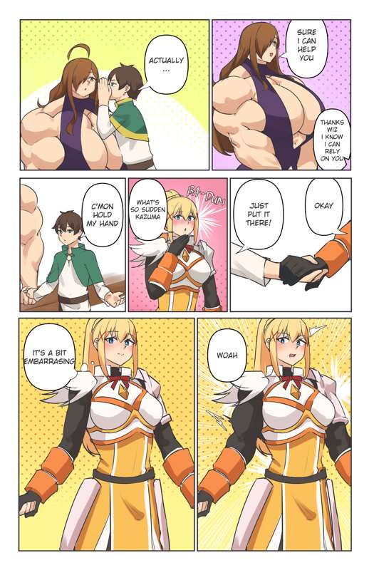 Darkness & Yunyun + all Konosuba's girls page 7 full