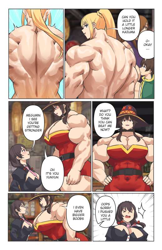 Darkness & Yunyun + all Konosuba's girls page 9 full