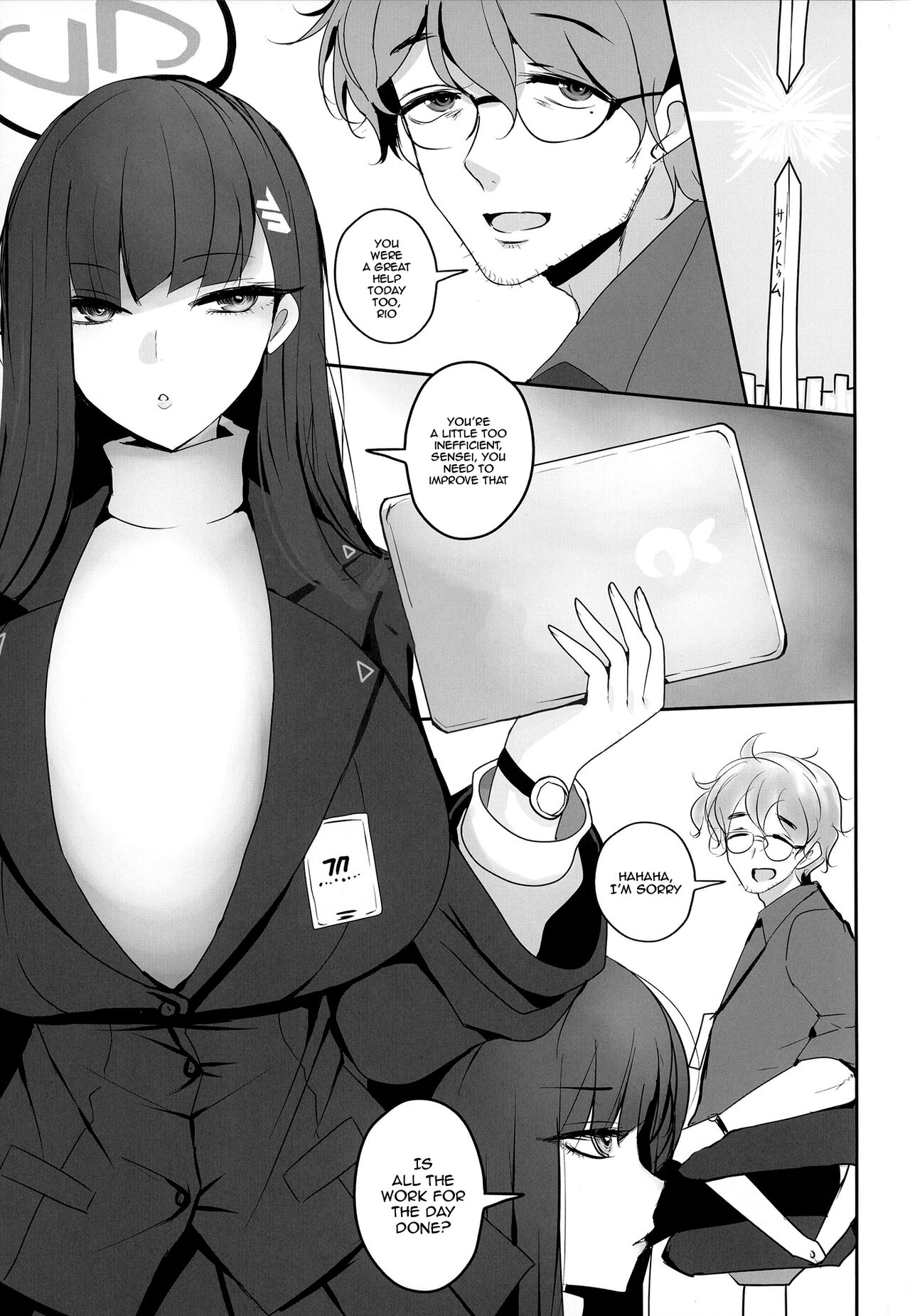 Tsukatsuki Rio ni Seishori shite morau Hon page 3 full