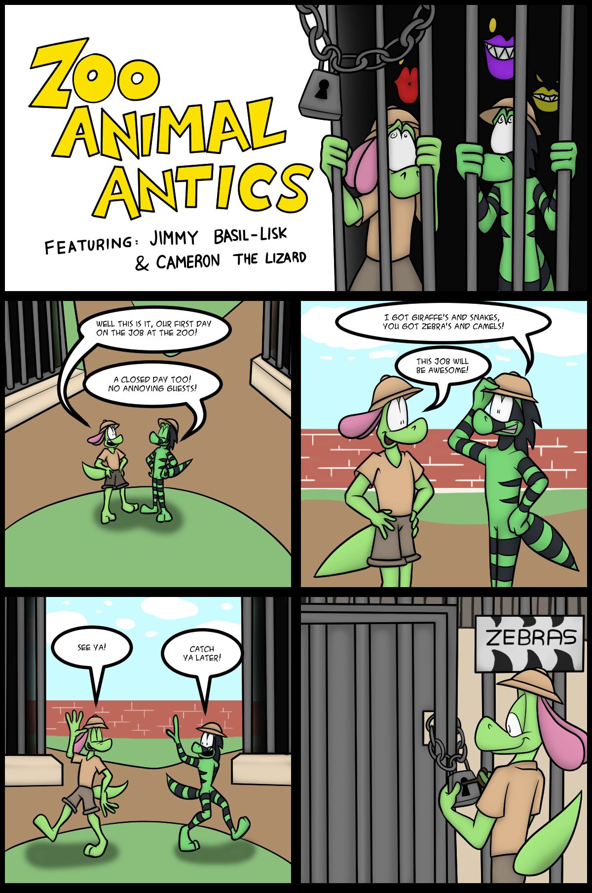 Zoo Animal Antics page 1 full