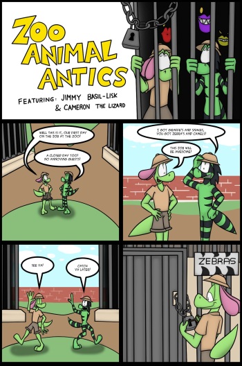 [JAMEArts & Skunkdude13] Zoo Animal Antics cover