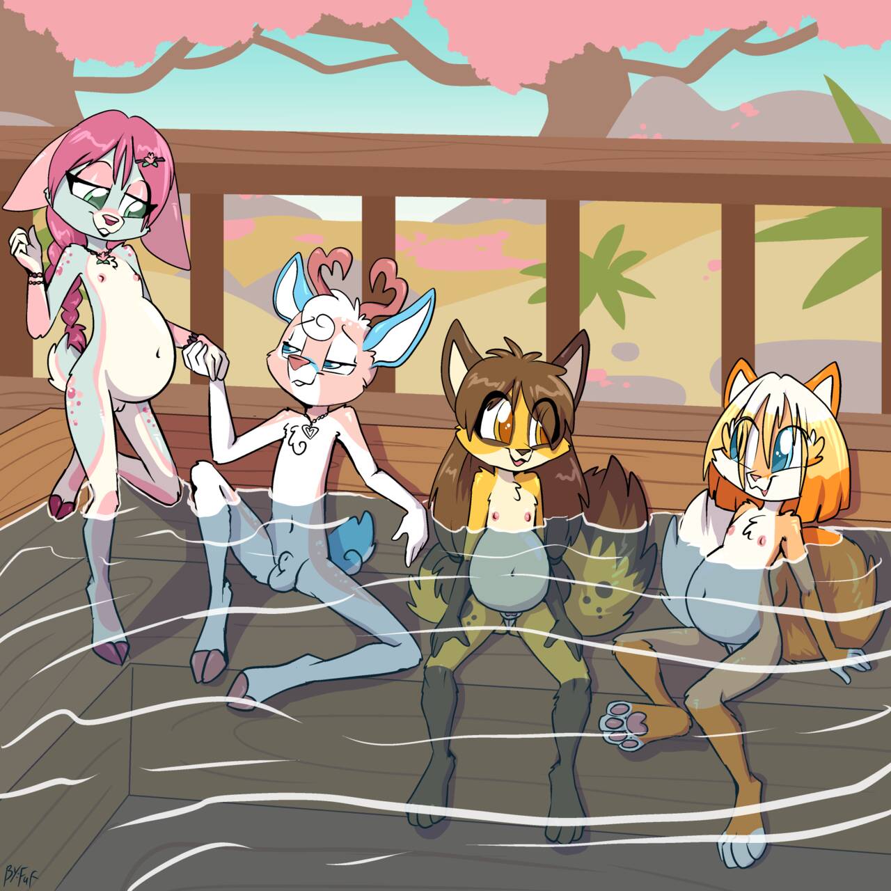 Diablo's Otherworldly Orgy & Visiting the Onsen page 7 full