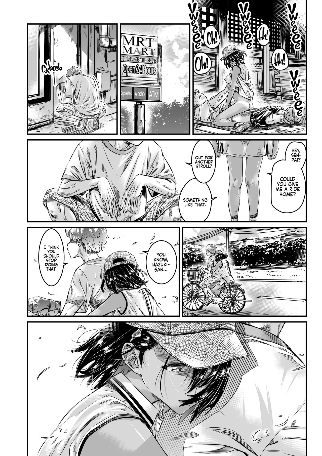 The Tanlined Town Bike Has Set Her Perverted Exhibitionist Sights on Her Virgin Senpai page 11 full