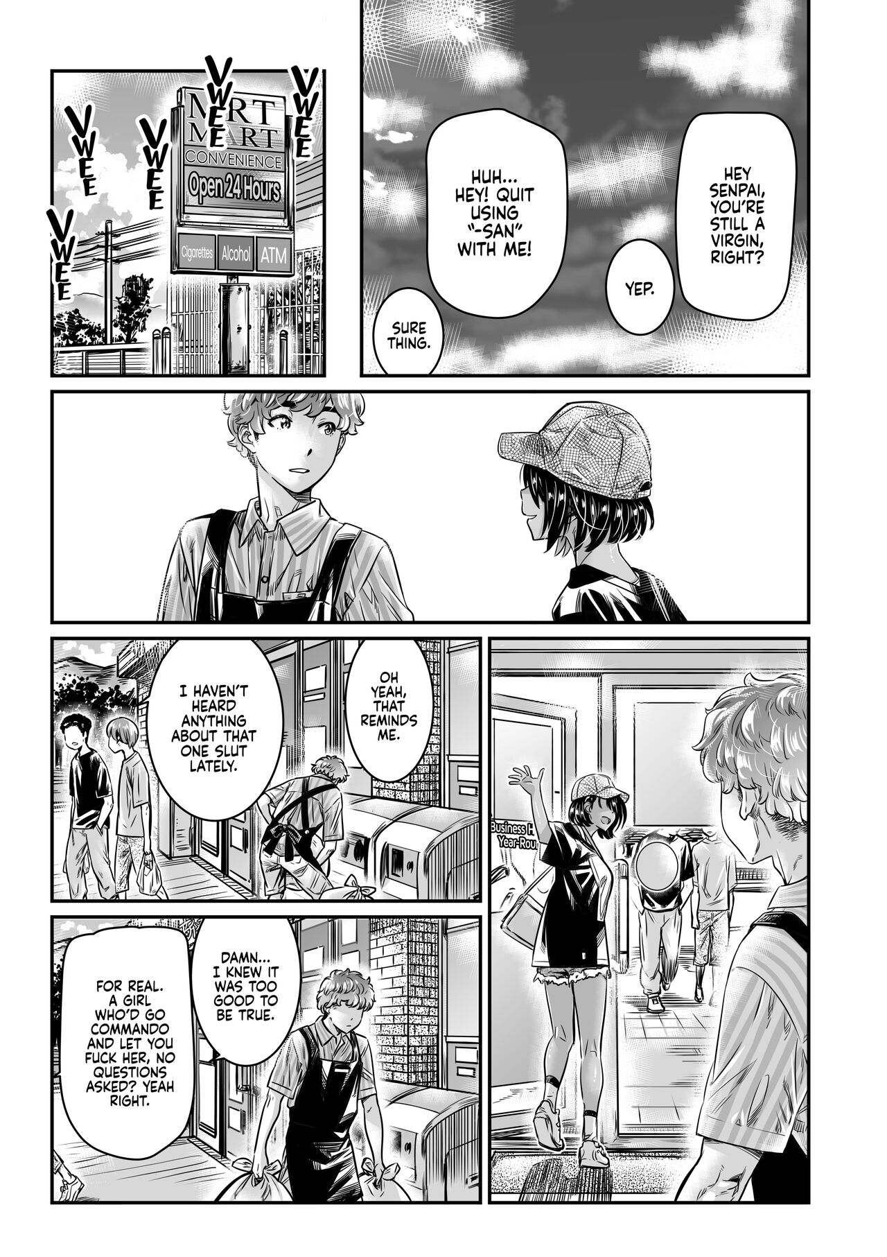 The Tanlined Town Bike Has Set Her Perverted Exhibitionist Sights on Her Virgin Senpai page 12 full