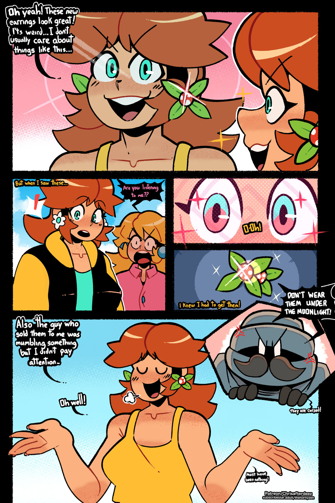 Daisy the Piranha Plant Queen! + Extras page 1 full