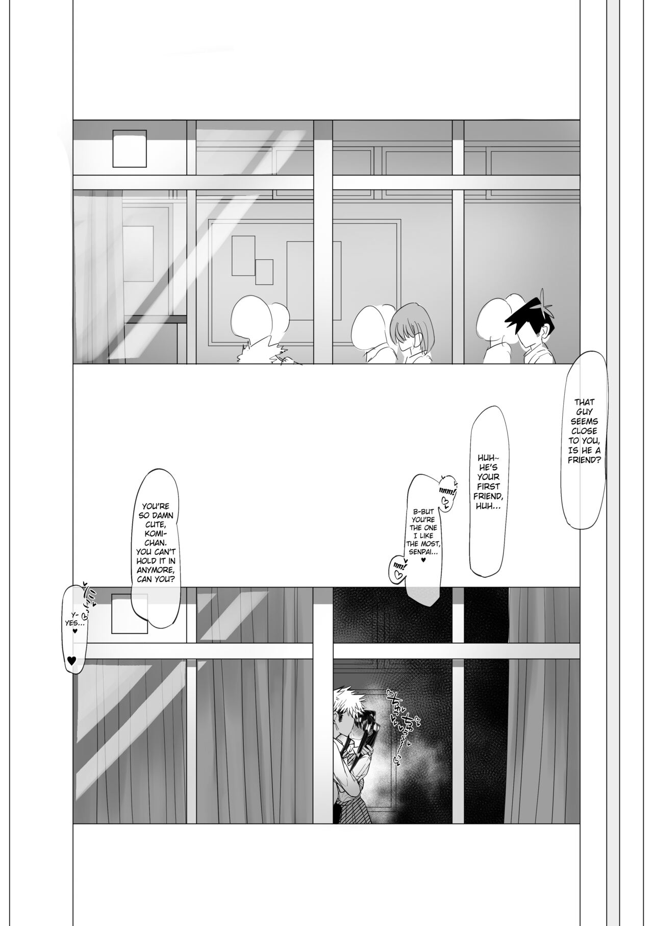 Komyushou de Chou Bijin no Komi-san ga Charao ni Guigui Korarete Shojo de Irareru Wake ga Nai page 3 full