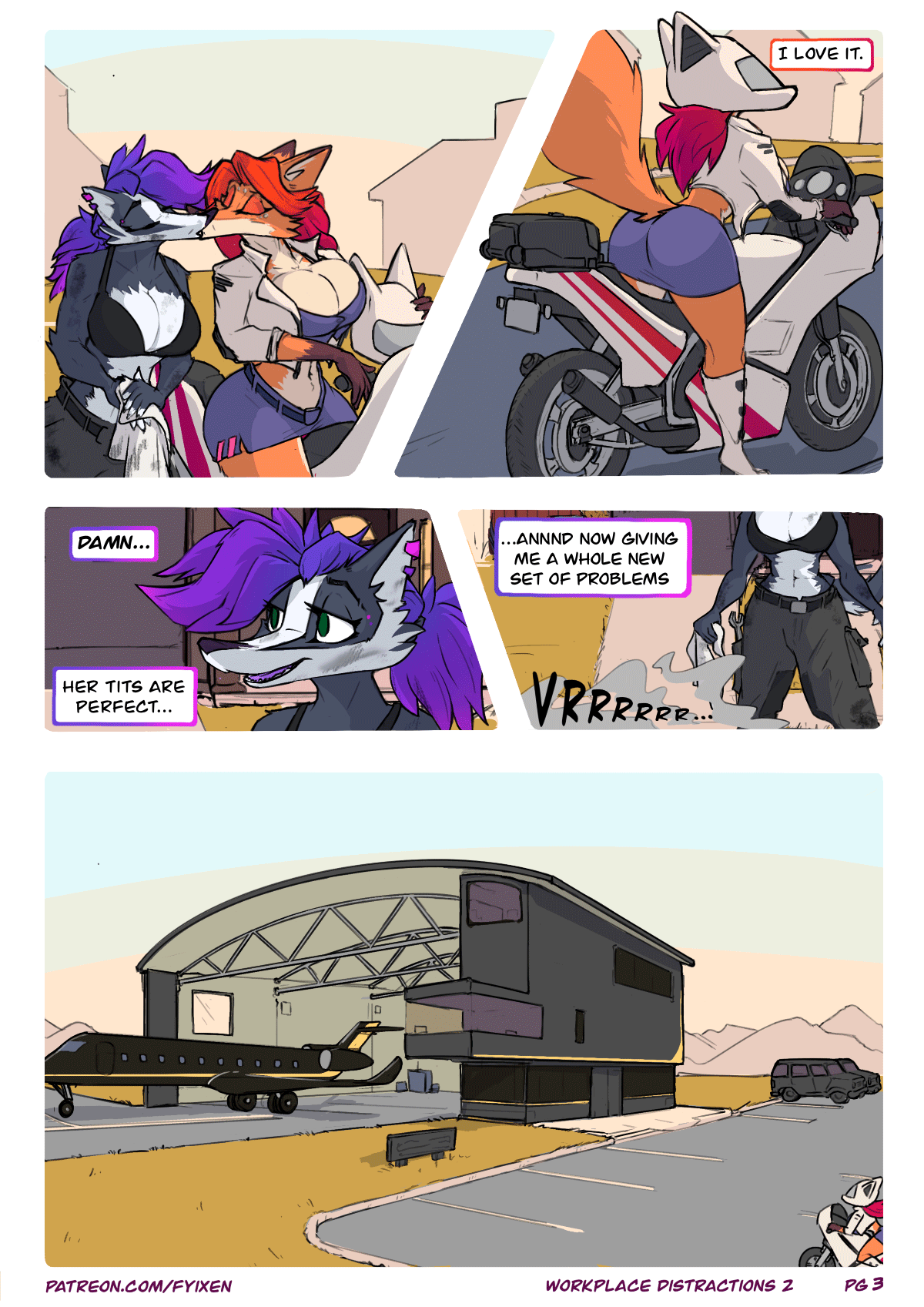 Fyixa and Llydian; Workplace Distractions 2 page 4 full