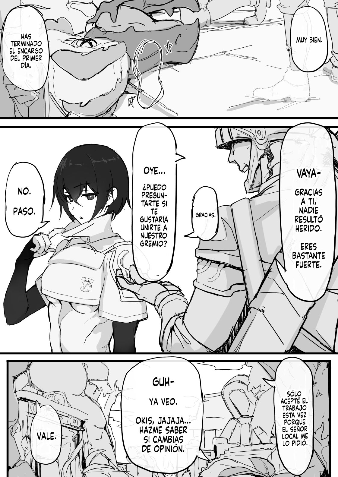 Kurokami Cool Kenshi no Shumi | La Estoica Afición de la Espadachina de Pelo Oscuro page 2 full
