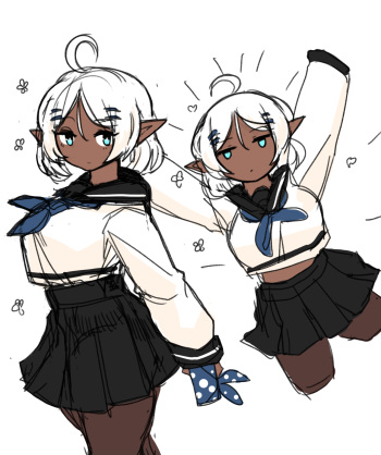 (various) Kuudere Gyaru Elf (by Zana) [OC] cover