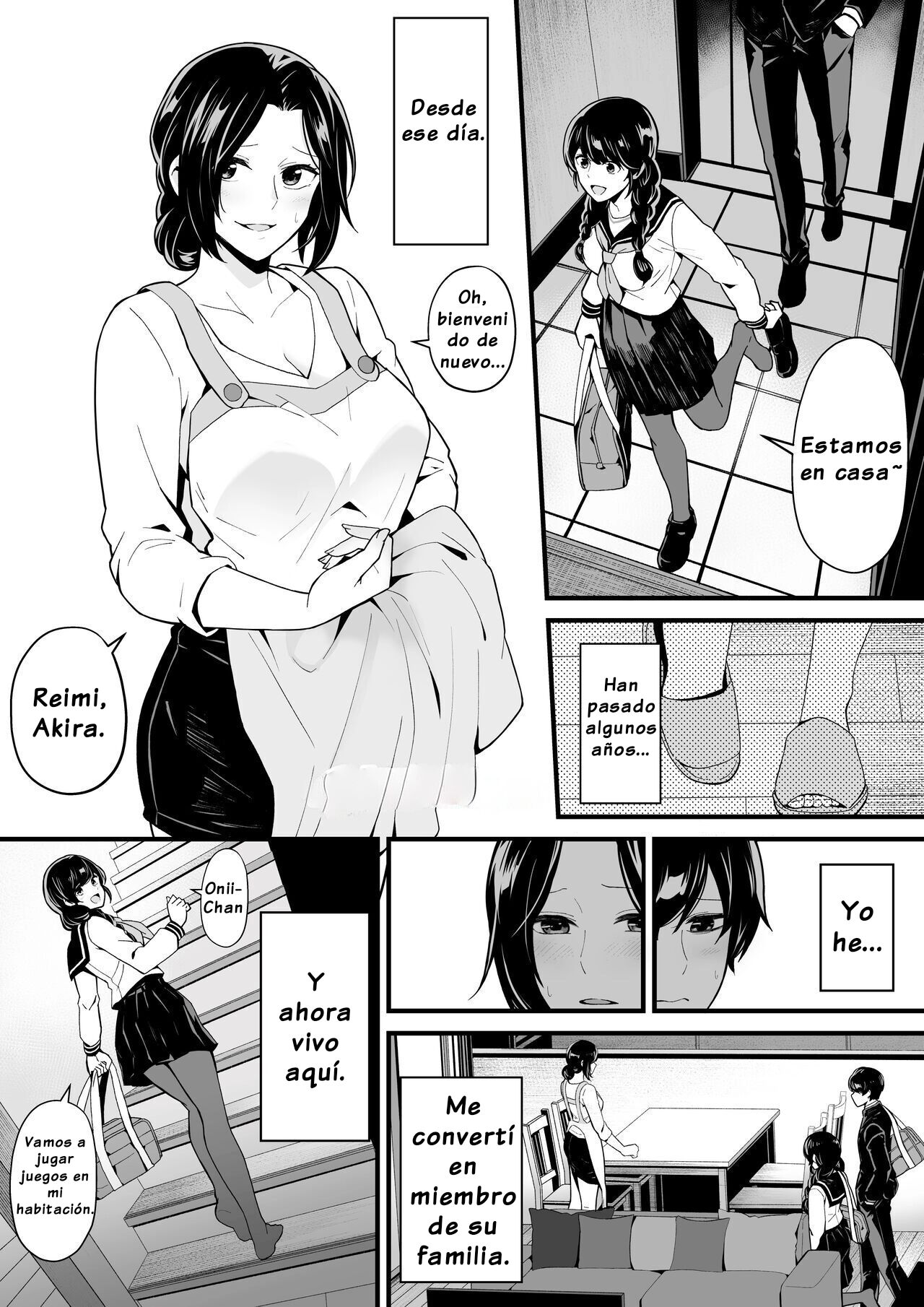 Imouto to Game o Suru, Soshite Mama to Sex o Suru | Jugar con Mi Hermana y Tener Sexo con Mi Tía page 5 full