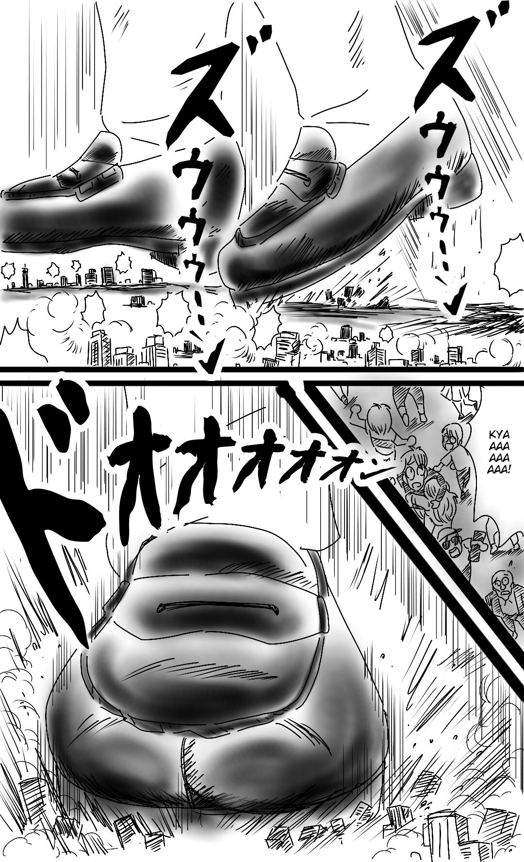 The super-giant high school girl appears again page 11 full