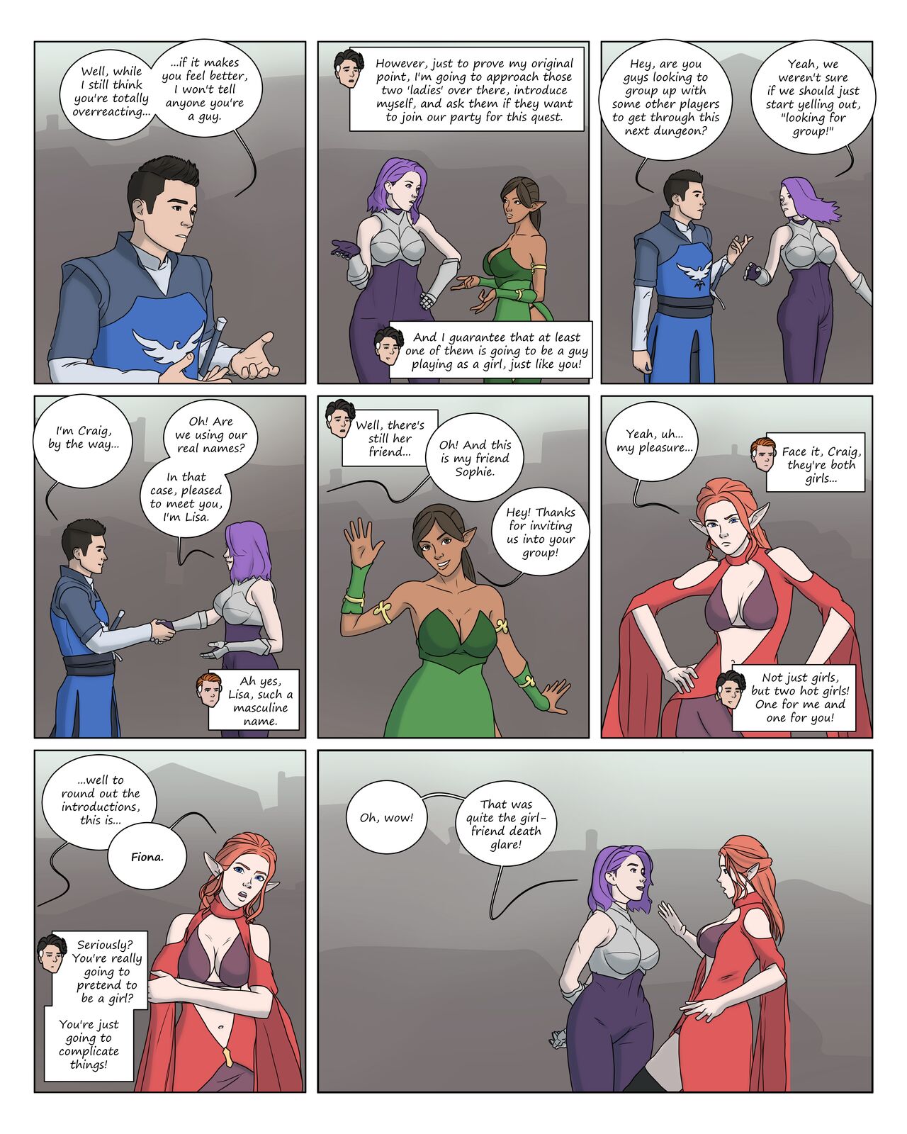 Being Fiona – Issue 1 page 12 full