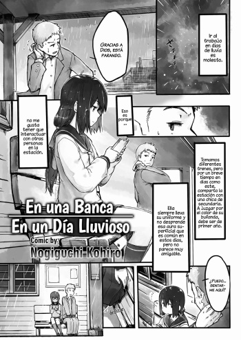 [Nogiguchi Kohiro] Ame no Hi no Nagaisu de | On a Bench, On a Rainy Day (COMIC LO 2018-10) [Spanish] [Mely Scans] cover