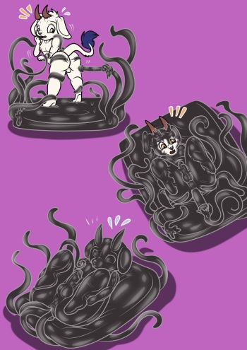 [CRYSALIA] Chibi Latex Bed cover