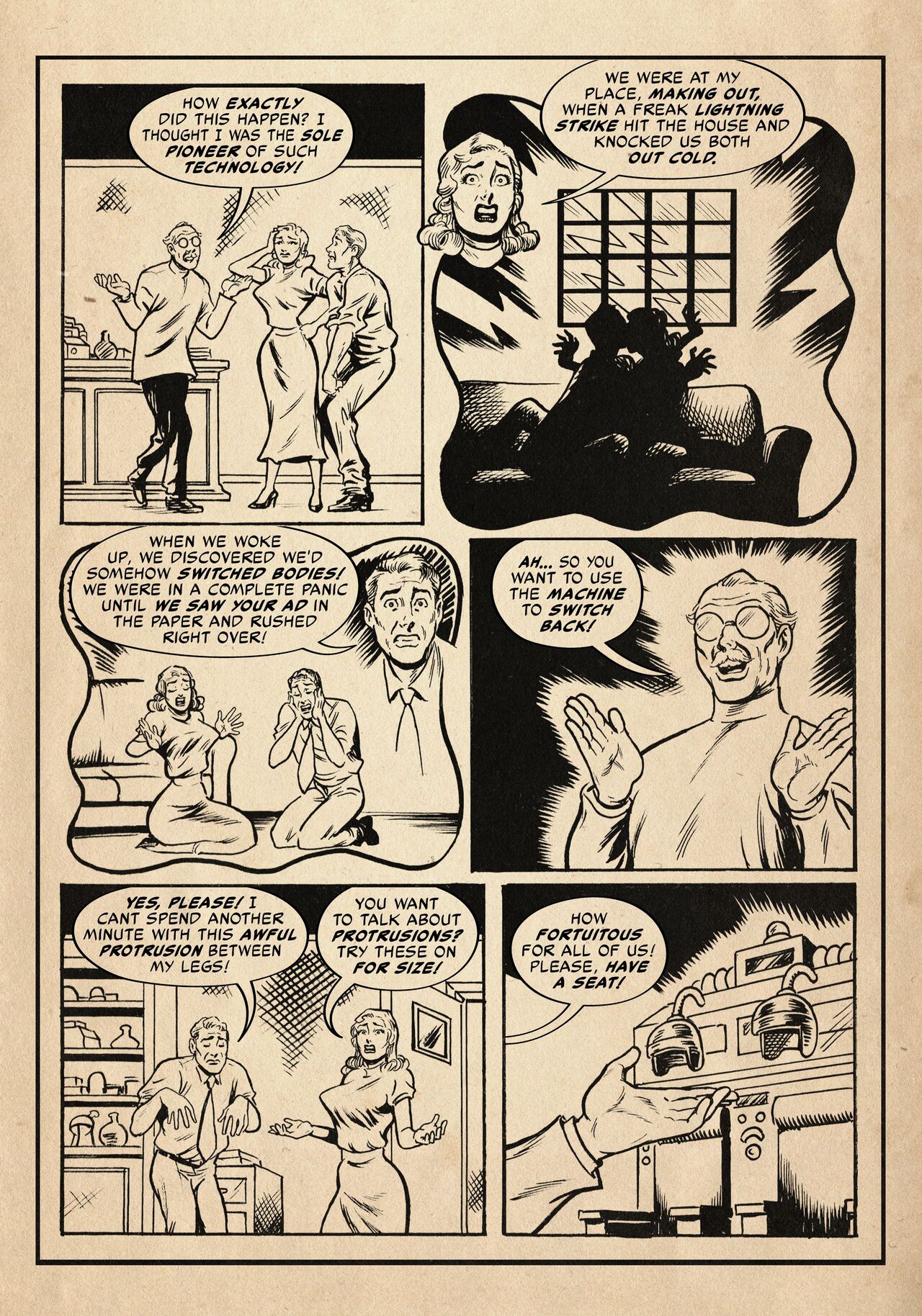 Freakish Fiction #4 page 5 full