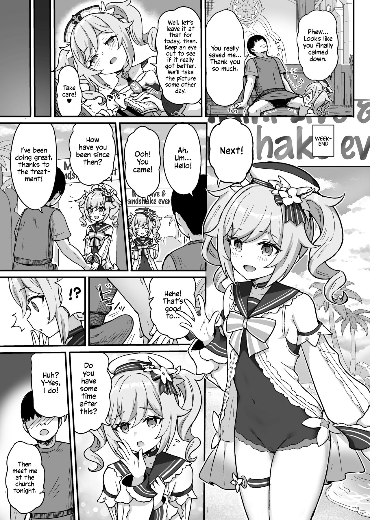 Barbara-chan ga Ecchi na Chiryou o Shite kureru Hon | Barbara's Sexual Treatment page 12 full