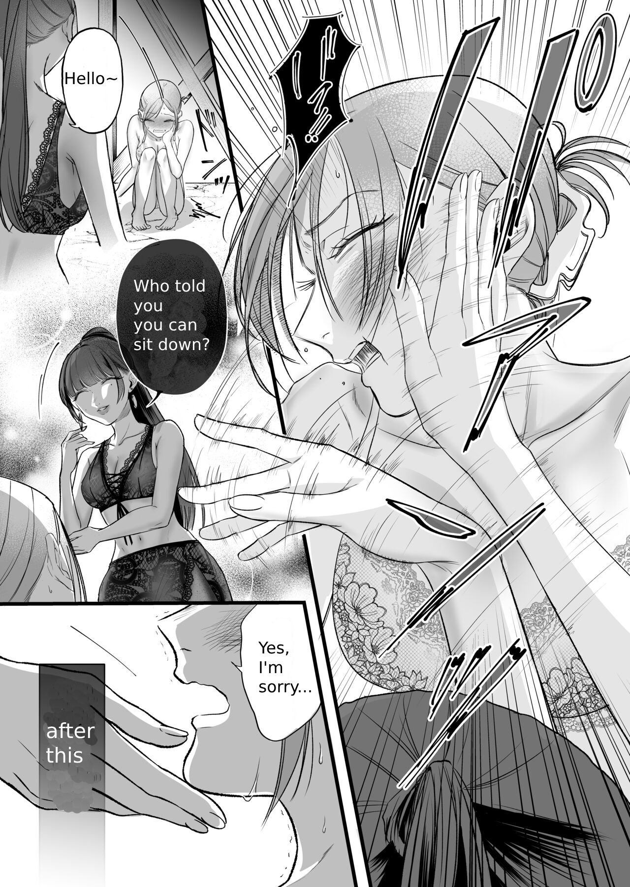 The story of an exhausted woman being beaten by a lustful woman page 11 full