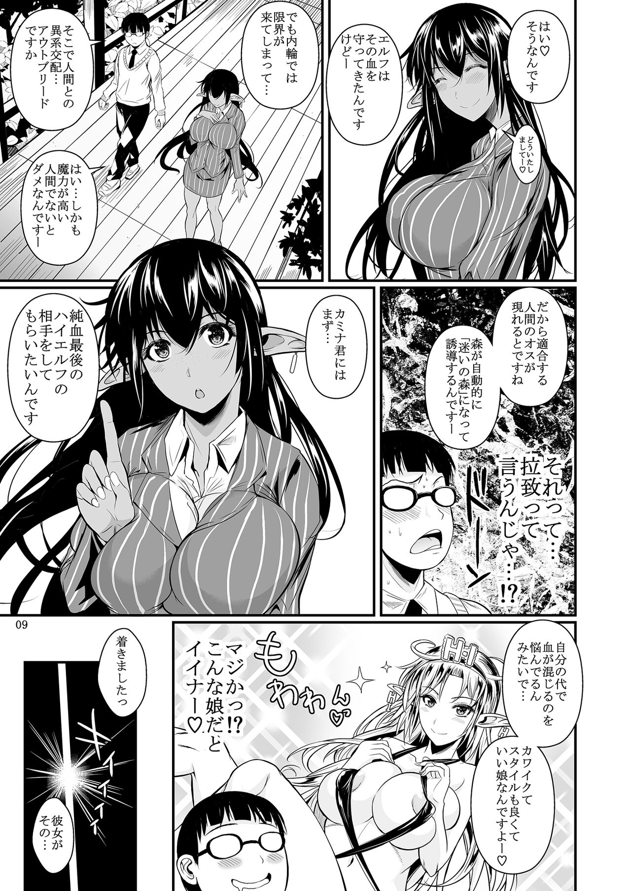 High Elf x High School page 10 full