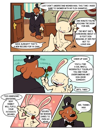 [superbutterscotch] Sam & Max Date Night cover