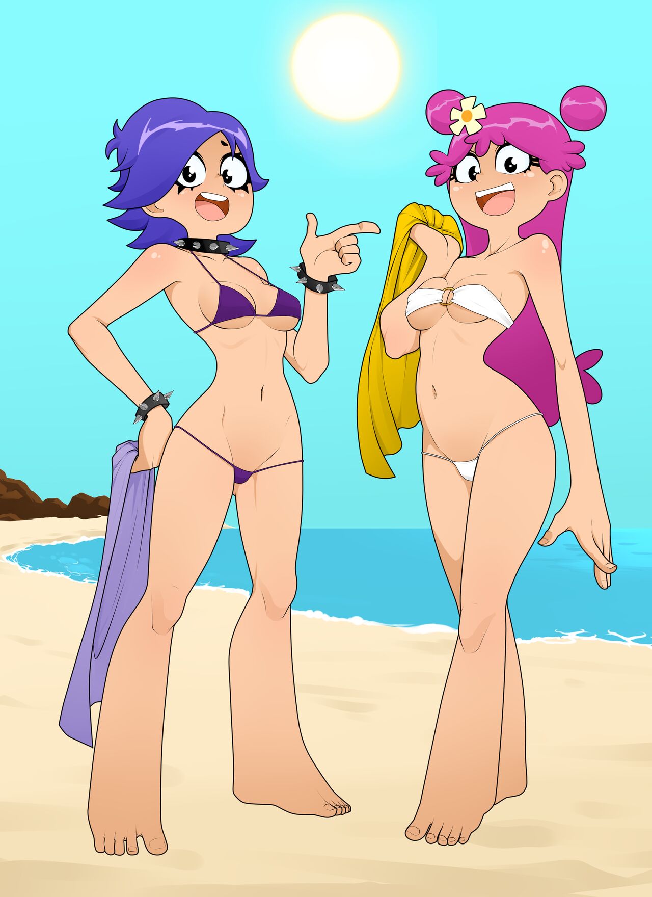 The Titanesses Strike Again: Bye-Bye, Puffy AmiYumi! page 1 full