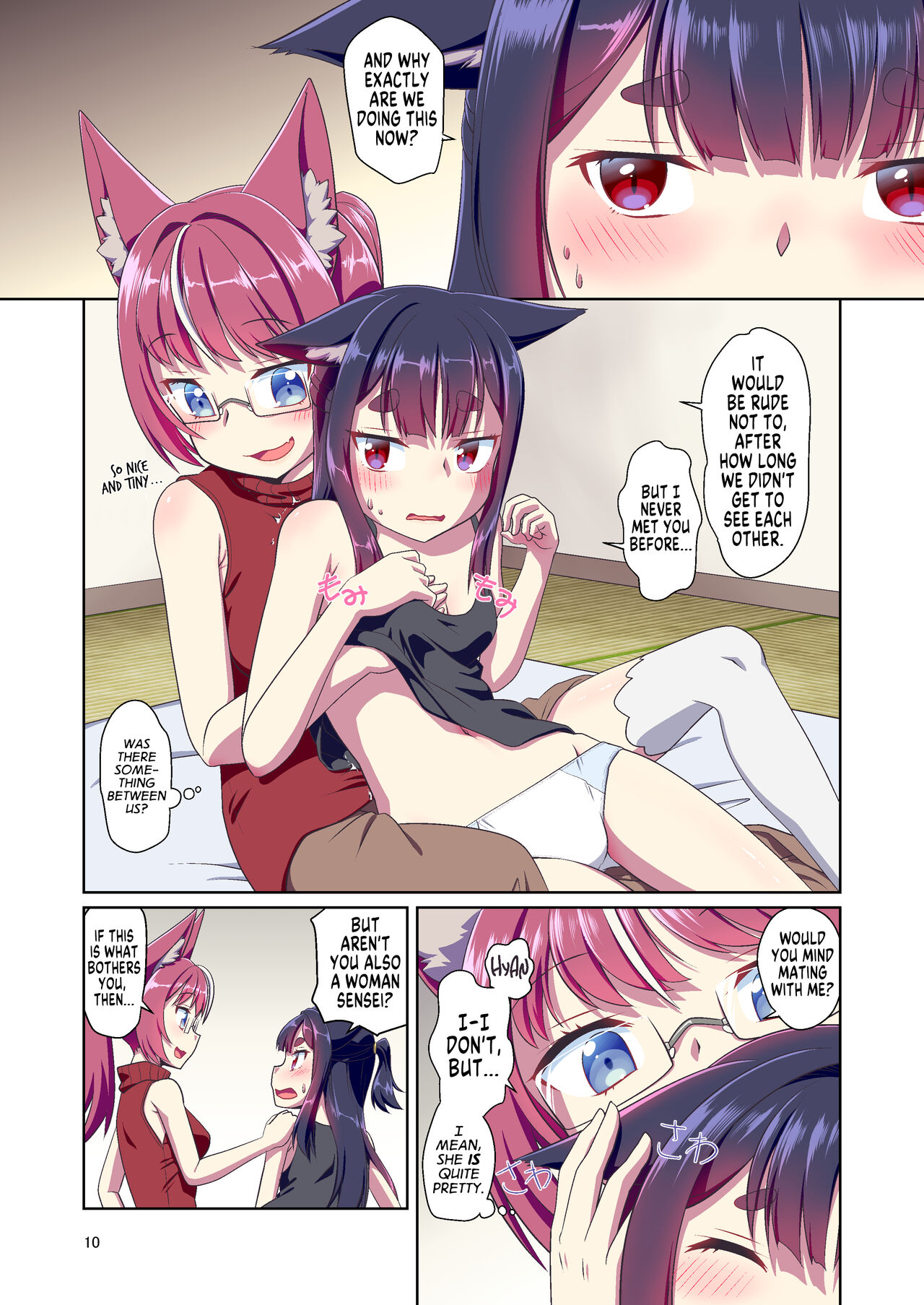 Me ga Sametara Kemomimi Shoujo ni Natteita Ohanashi 2 | How I Woke Up as a Girl With Animal Ears Pt.2 page 10 full