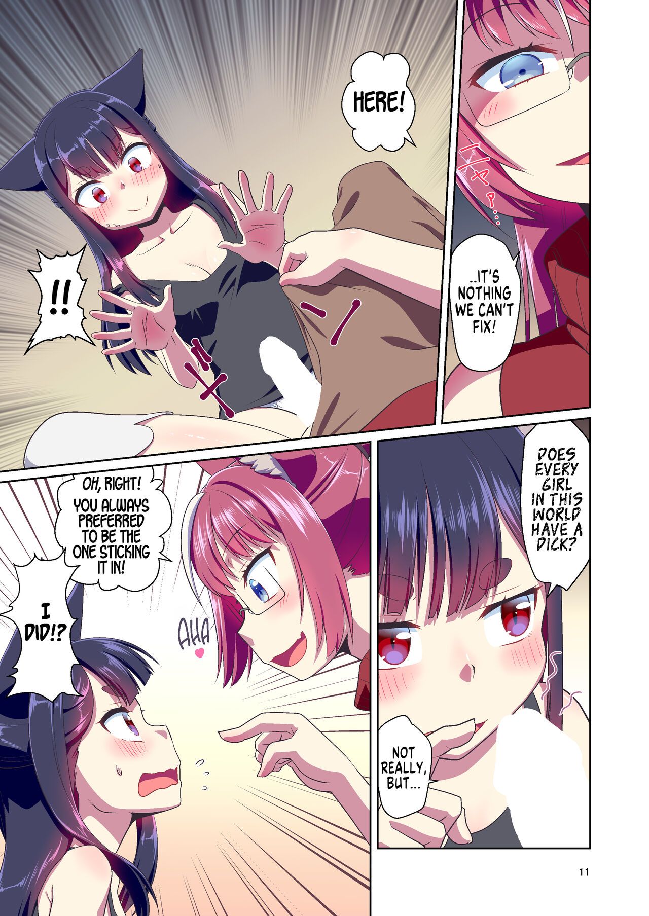 Me ga Sametara Kemomimi Shoujo ni Natteita Ohanashi 2 | How I Woke Up as a Girl With Animal Ears Pt.2 page 11 full