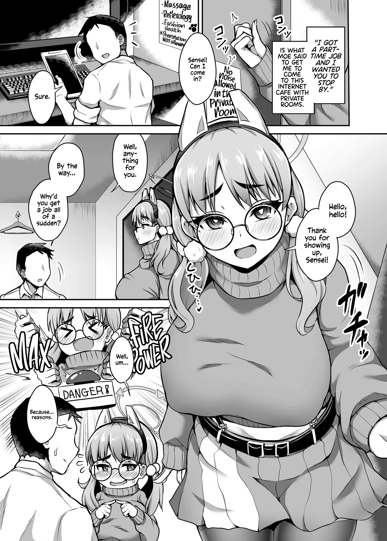 Kivotos Fuuzoku Kazekura Moe - Kivotos adult entertainment | Sexcapades in Kivotos - Kazekura Moe page 2 full