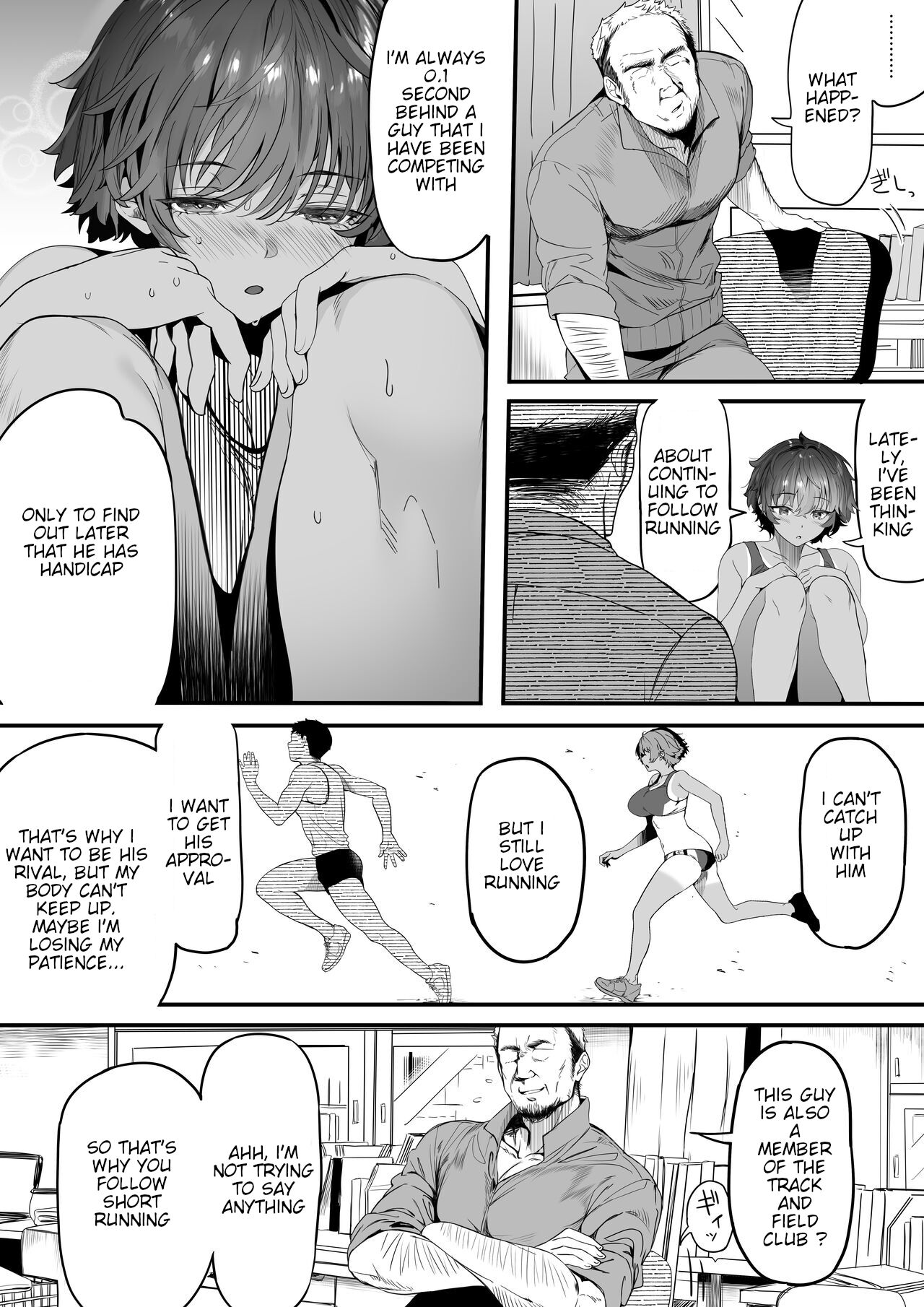 Rikujoubu no Bokukko Doukyuusei ga Chuunen Komon ni Mesu ni Sareru Ichibu Shijuu page 12 full