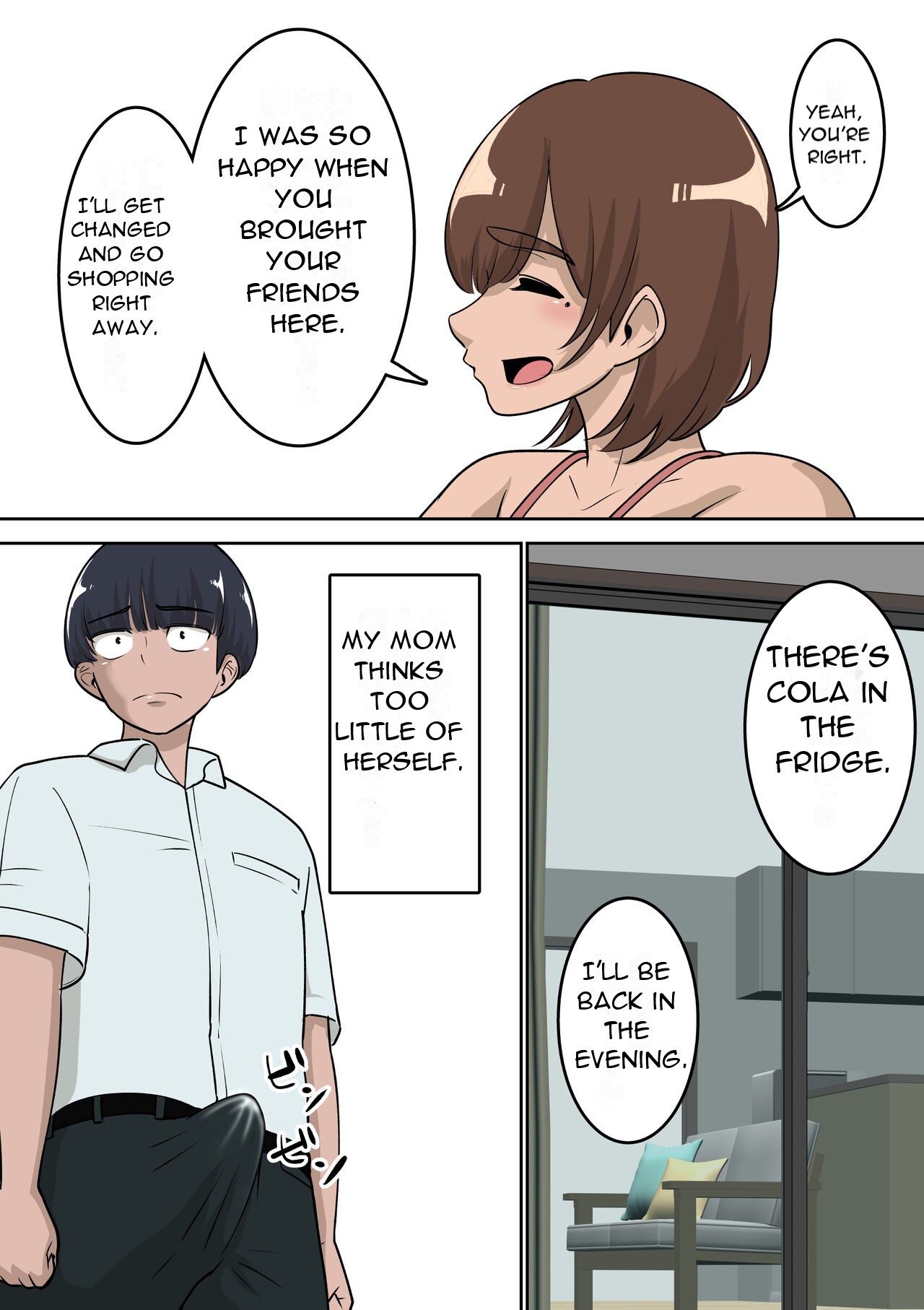 doukyuu nama ni eroi me de mi rare te iru uti no kaa san to raburabu etti si te mi ta - I Had Sex with My Mother, Who was Being Looked at Erotically by My Classmates page 12 full