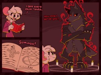 [Whygena] Reggie Summons a Hellhound cover