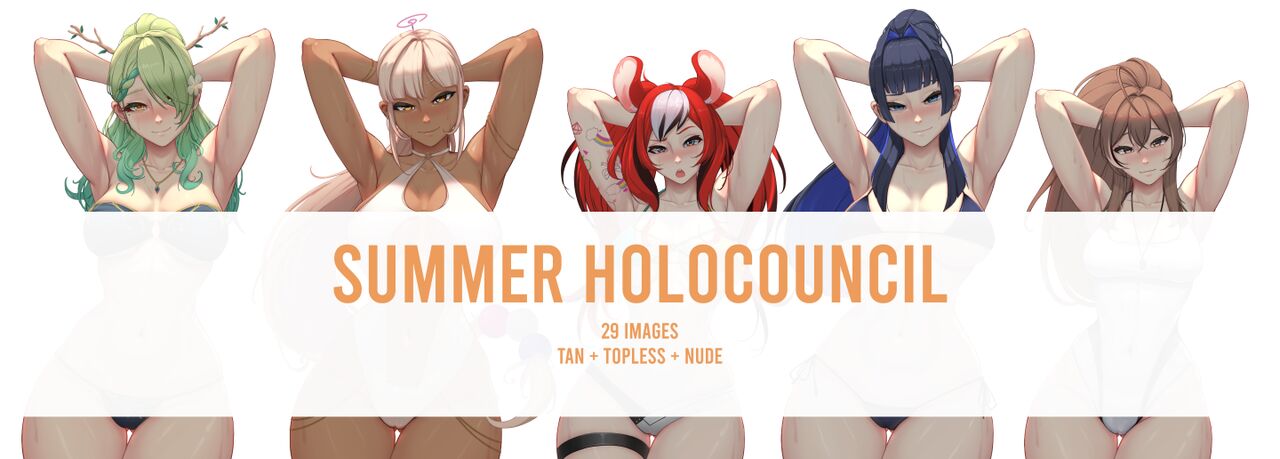 Summer HoloCouncil Megapack page 1 full
