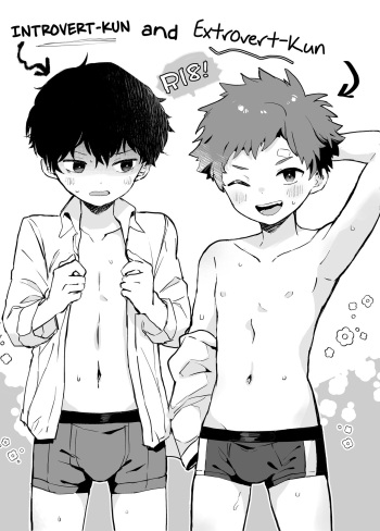 [bouya-san (baby stick)] Inkya-kun to youkya-kun | Introvert-kun and Extrovert-kun [English] {Chin²} [Digital] cover