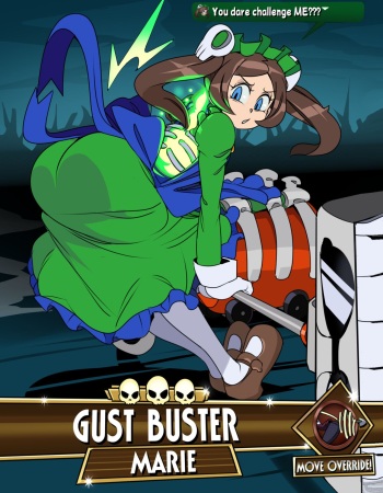 [CaptainKirb] Marie "Gust Buster" palette (Skullgirls) cover