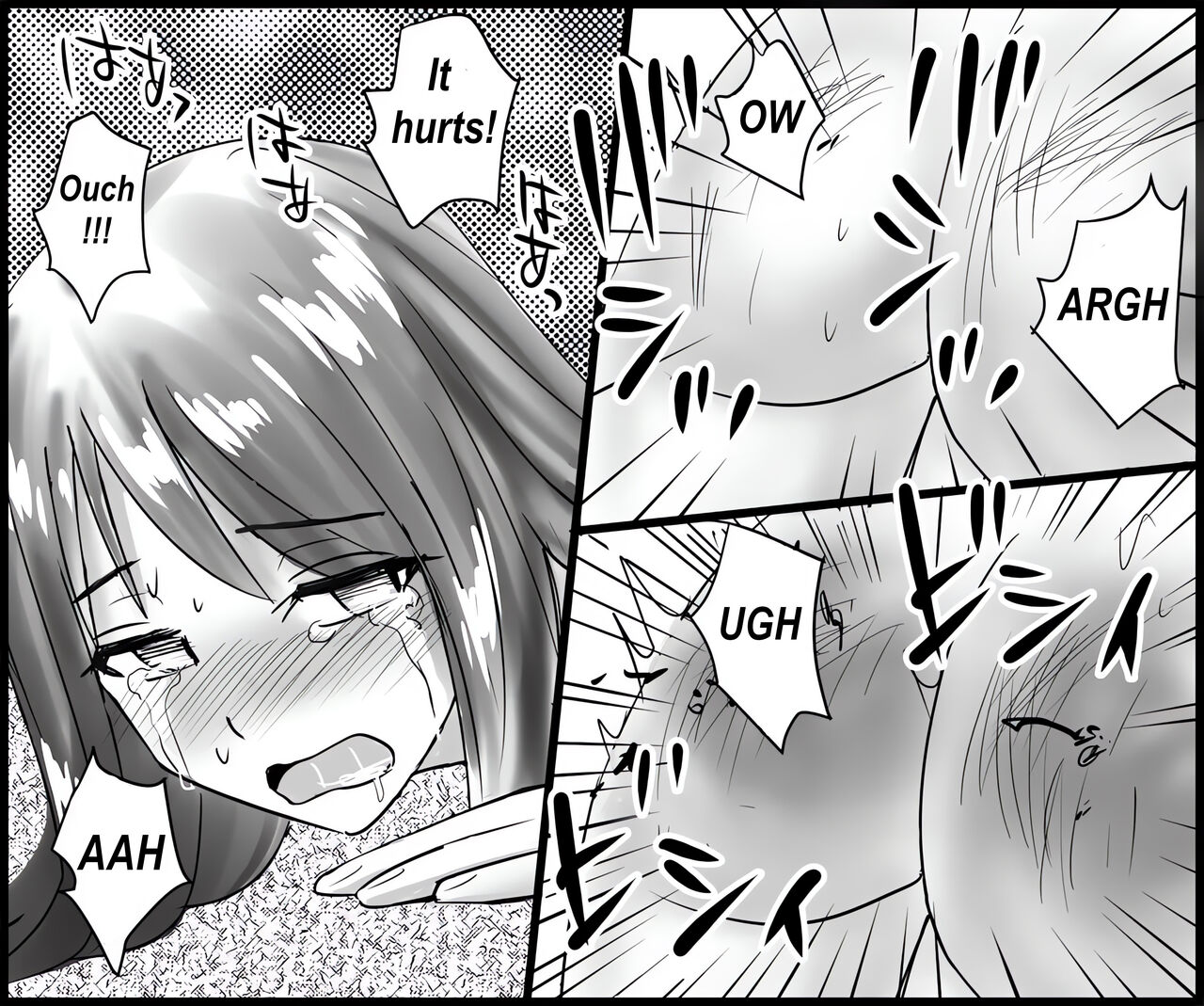 Mamahaha to Imouto ni Yoru Zankoku Shuuchi Ijime | Humiliated and punished by my stepmother and stepsister page 7 full
