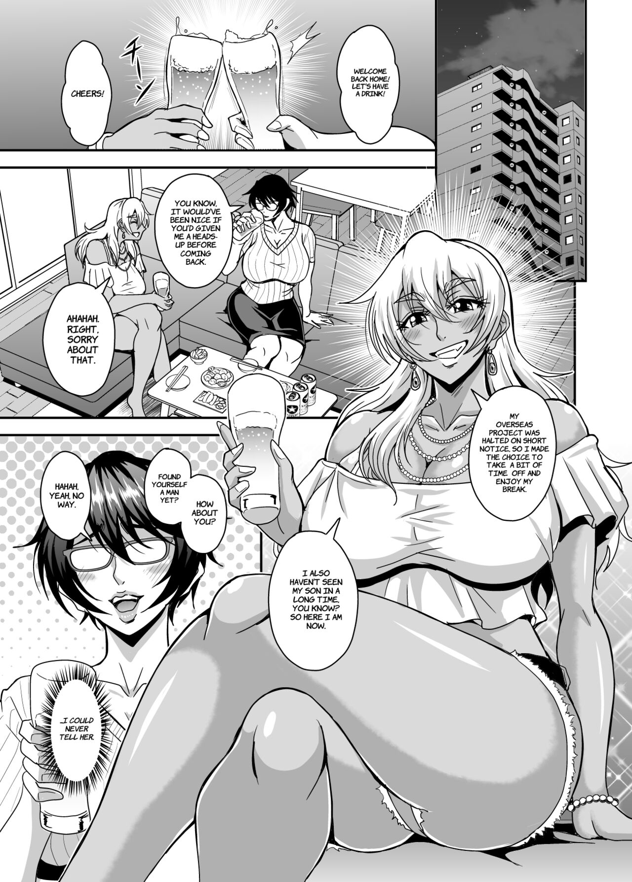 Arofour Dokushin BariCare Oba-san ga Yuujin no Musuko demo Aru Toshishita Danshi to no Kankei ni Hamaru Hanashi 3 Boshisoukan Hen page 2 full