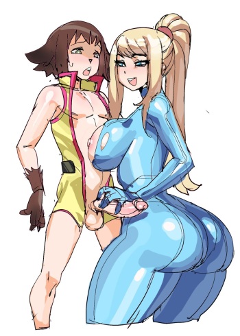 [Maniacpaint] Samus x Shota Set cover