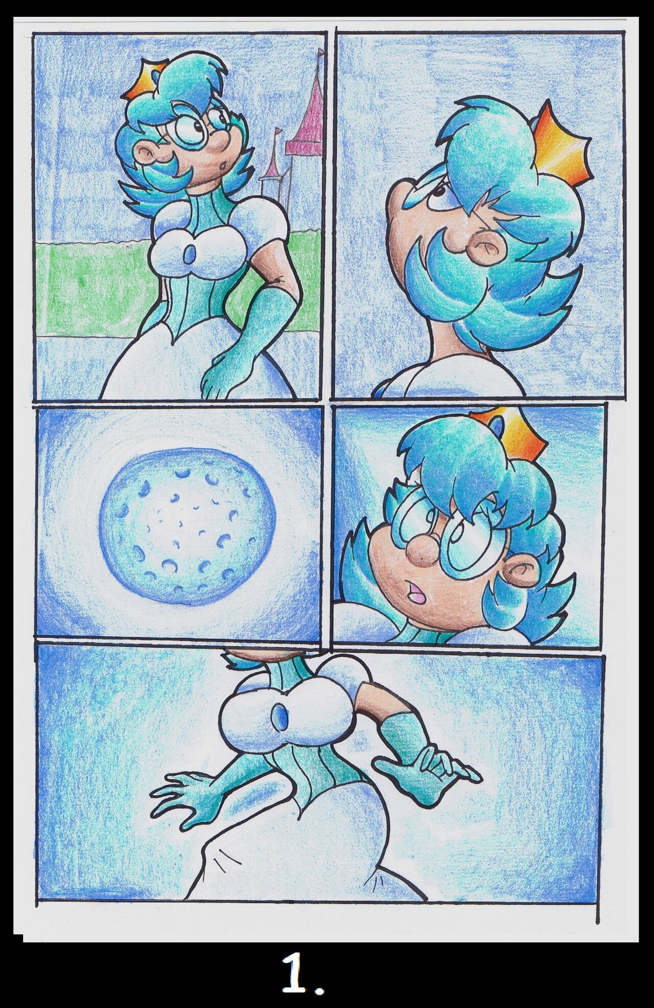 Princess Moon Change + Wilford Moon Change Comic page 1 full