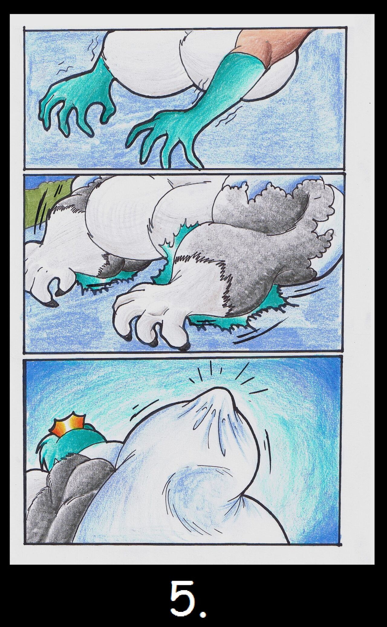 Princess Moon Change + Wilford Moon Change Comic page 5 full
