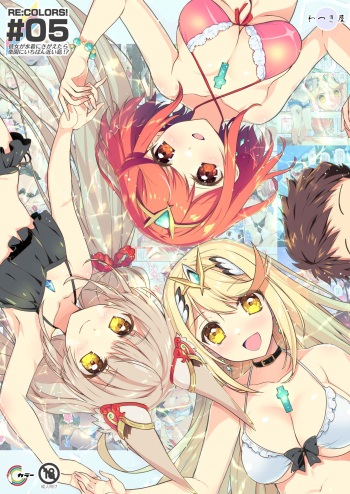 [Watsukiya (Watsuki Rumi, Yuuki Sei)] RE:COLORS!# 05 Kanojo ga Mizugi ni Kigaetara Rakuen ni Ichiban Chikai Shima!? (Xenoblade Chronicles 2, Xenoblade Chronicles 3) [Digital] cover