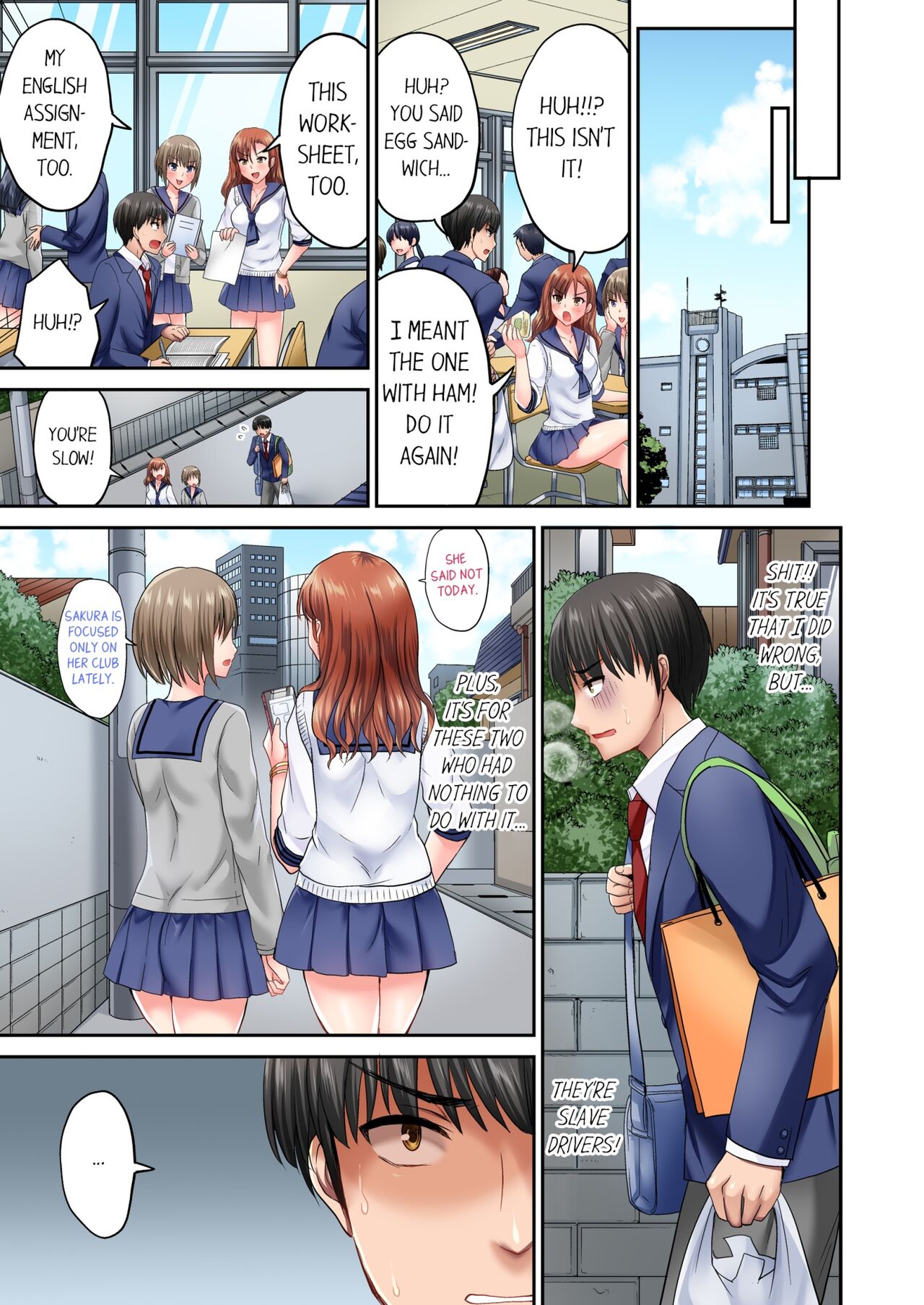 Pashiri no Shita Teku, Yabaitte... ~ Ebi Sori Iki Suru Namaiki Gyaru 1 | Bullied Boy's Tongue Revenge 1 page 10 full