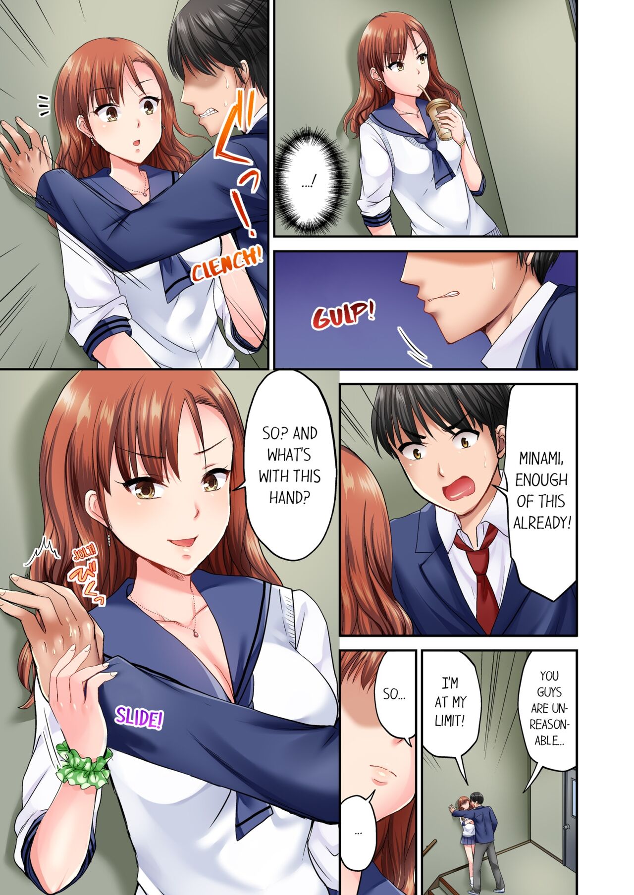 Pashiri no Shita Teku, Yabaitte... ~ Ebi Sori Iki Suru Namaiki Gyaru 1 | Bullied Boy's Tongue Revenge 1 page 12 full