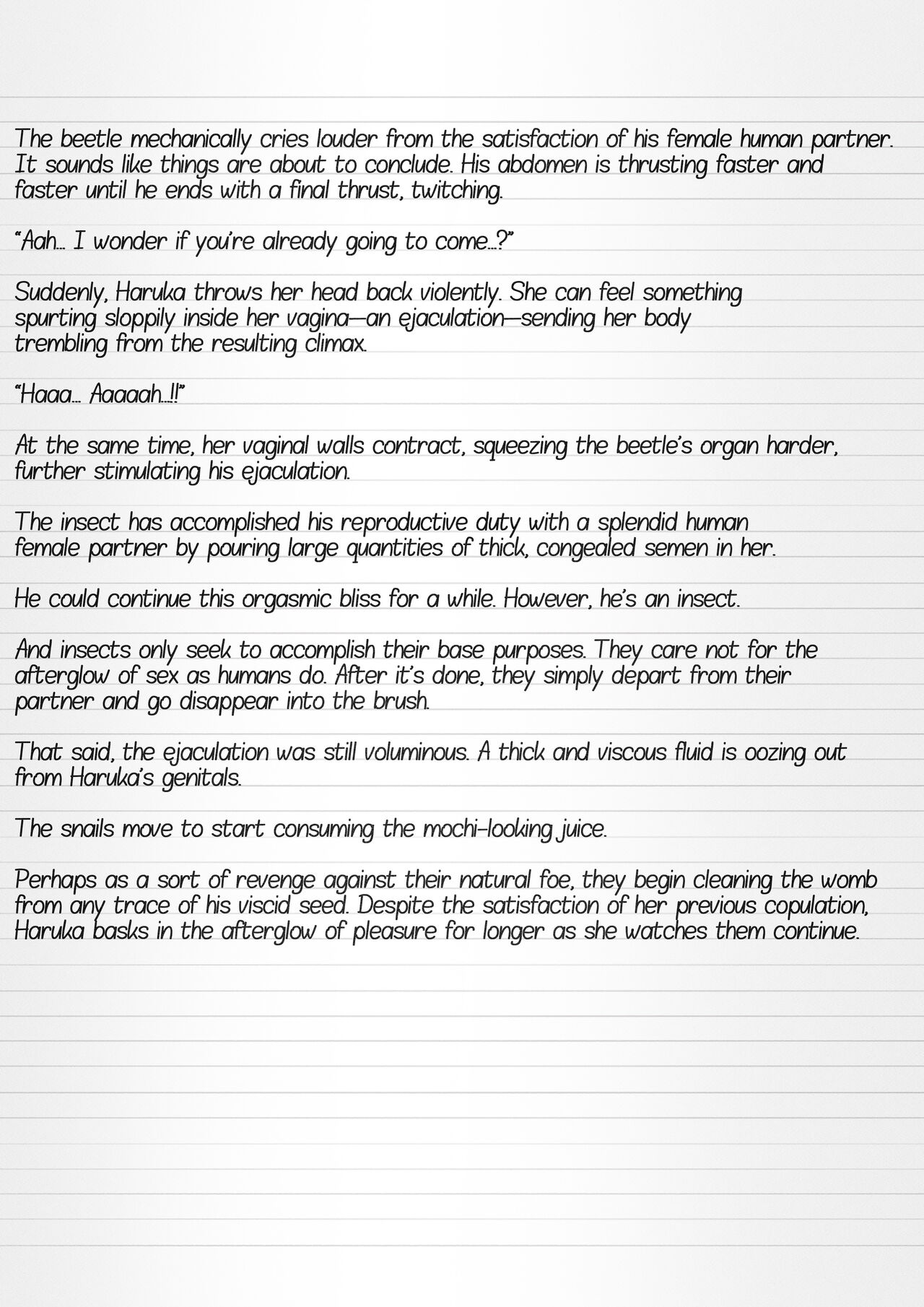 Misuke's Short Stories 5 - Haruka & Vermin 2 page 7 full