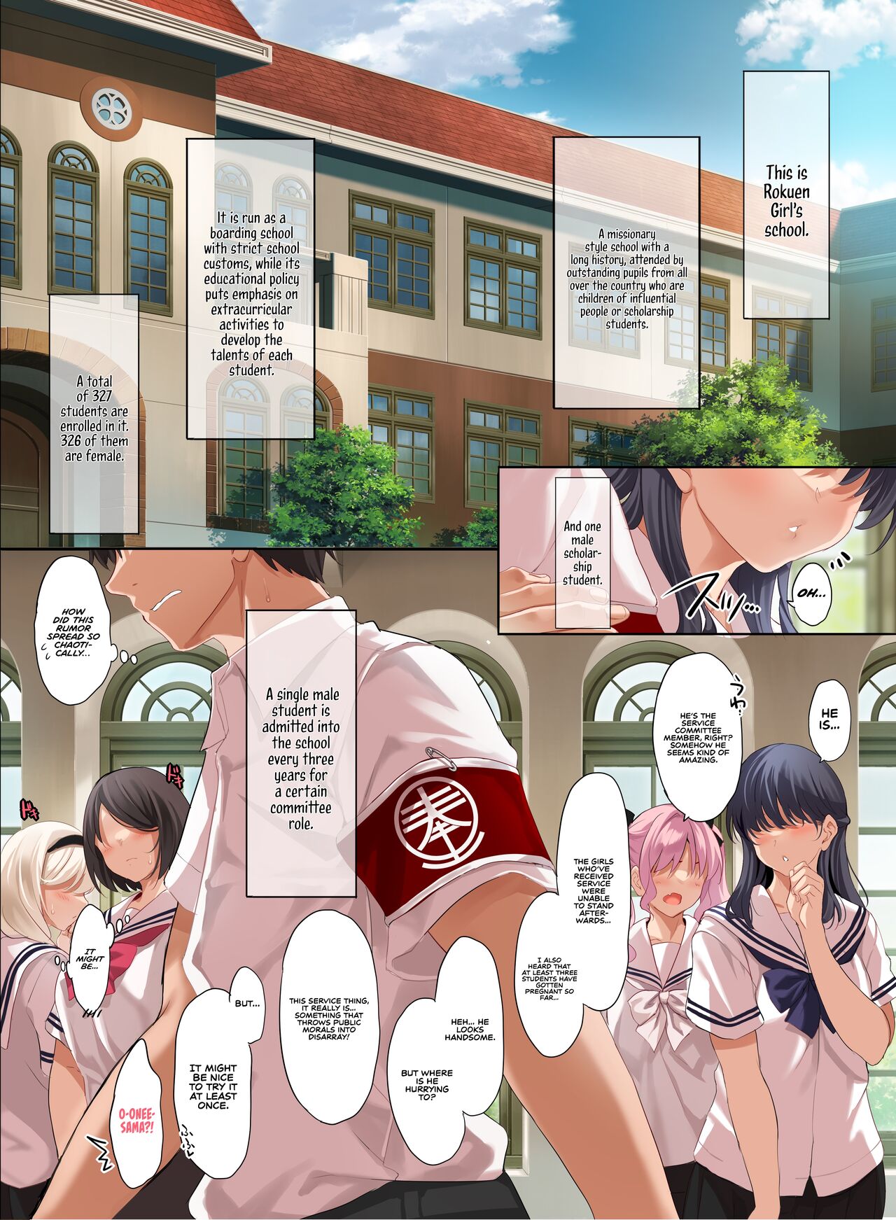 Jogakkou de Otoko Hitori na node Kousoku de Seiyoku no Hakeguchi ni Sareru Nichijou 2-Jigenme page 3 full