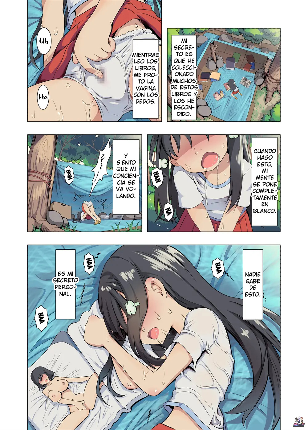 Azumi to Oji-san no Himitsu Kichi | Azumi y el Sucio Señor en la Base Secreta page 3 full