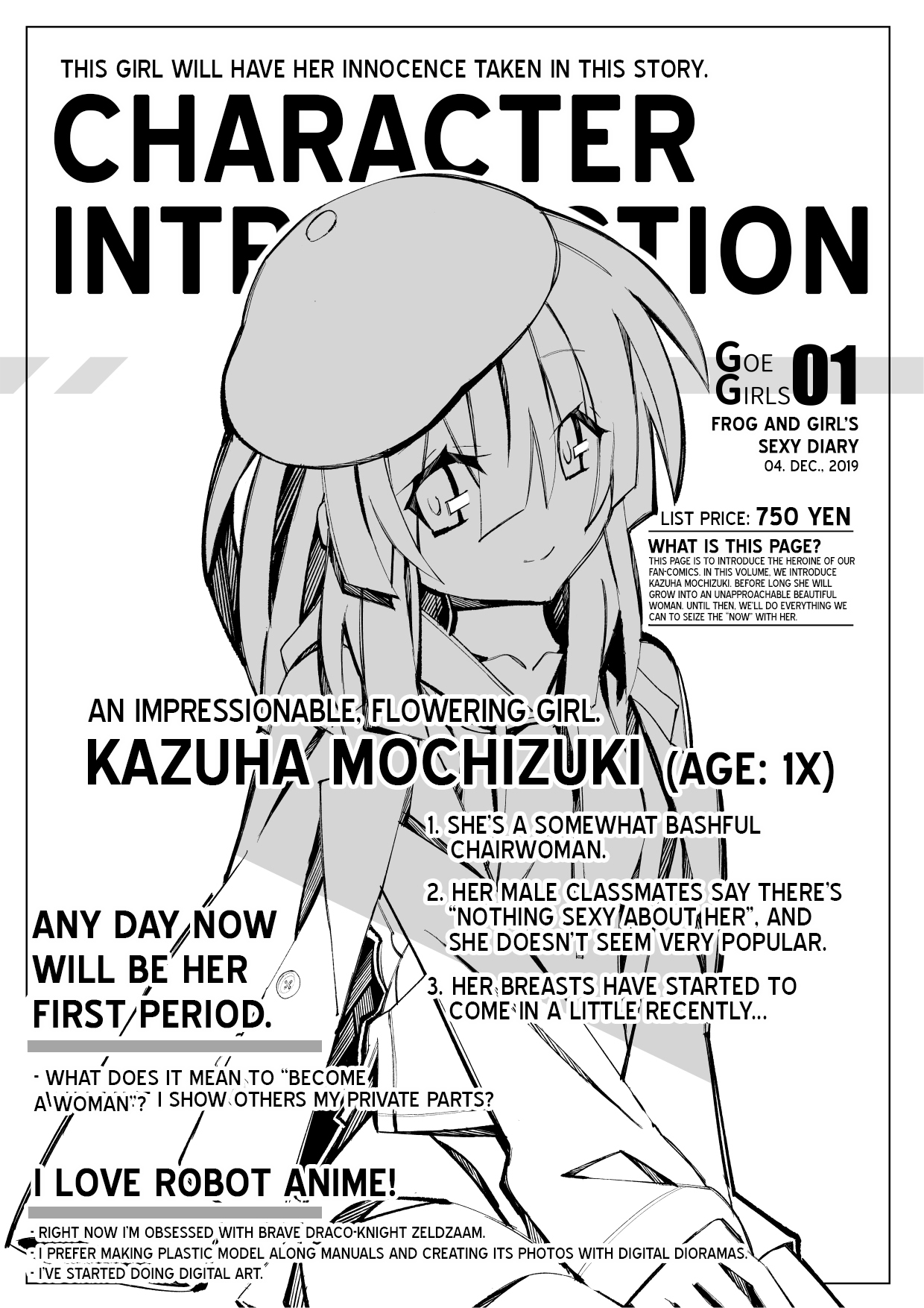 Kaeru Ryoujoku Nikki | Frog and Girl's Sex Diary page 3 full